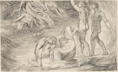 Viola überlebt das Schiffswrack vor der Küste von Illyrien, aus „Was ihr wollt“ von George Romney