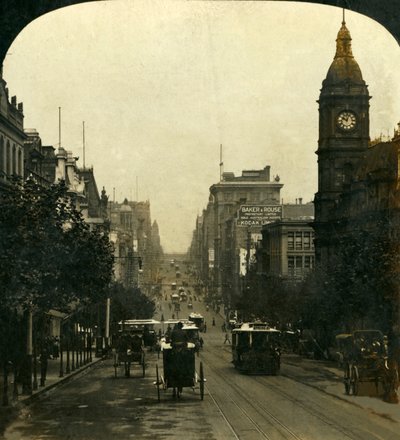 Städte des sonnigen Südens, Melbourne, Victoria, Australien, 1909 von George Rose