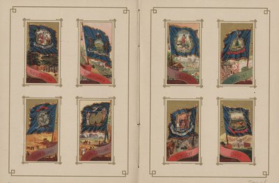 Flaggen aller Nationen und der Vereinigten Staaten von Amerika - Seiten 29 und 30, 1887 von George S. and Sons Harris