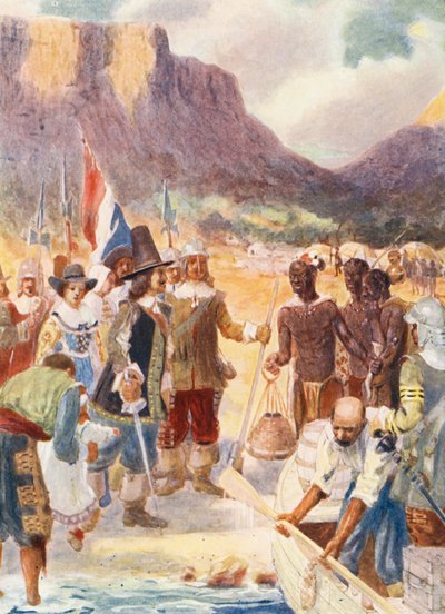 Die Landung von Van Riebeck von George Salisbury Smithard