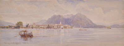 Isola dei Pescatori, Lago Maggiore von George Samuel Elgood