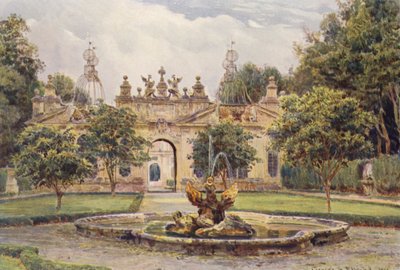 Italienische Gärten: Die Voliere, Villa Borghese von George Samuel Elgood