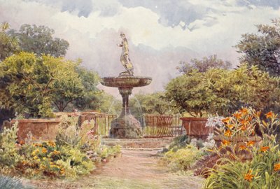 Italienische Gärten: Villa Amari, Der Brunnen von George Samuel Elgood