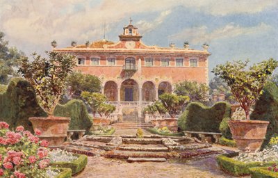 Italienische Gärten: Villa di Caniparola von George Samuel Elgood