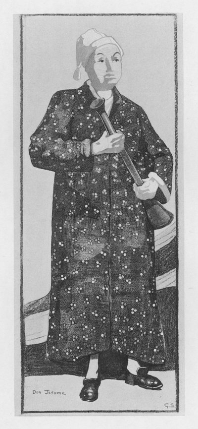 Illustration für Die Duenna von Sheridan (Farblithografie) von George Sheringham