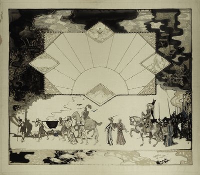 Das Panel des Mabinogian, Nr. 10 von George Sheringham