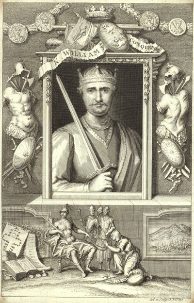 Porträt von Wilhelm dem Eroberer von George Vertue