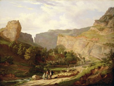 Ein Blick auf die Cheddar-Schlucht von George Vincent