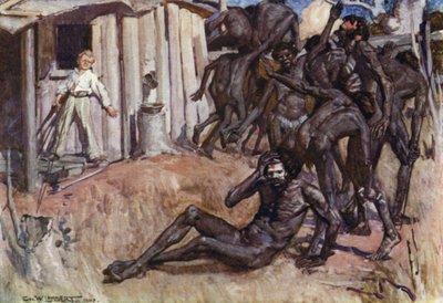 Illustration für Romance of Empire, Australien von George Washington Lambert