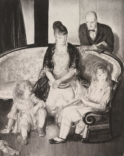 Meine Familie, zweiter Stein von George Wesley Bellows