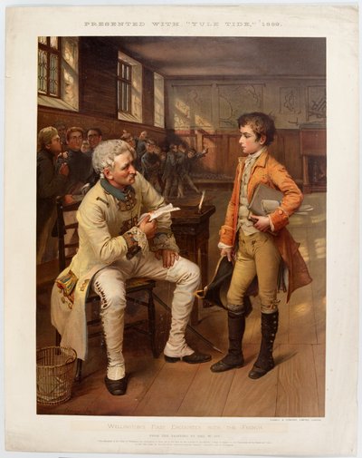 Wellingtons erste Begegnung mit den Franzosen, 1785 von George William Joy
