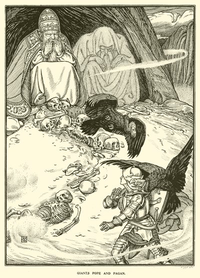 Riesen Papst und Heide von George Woolliscroft Rhead