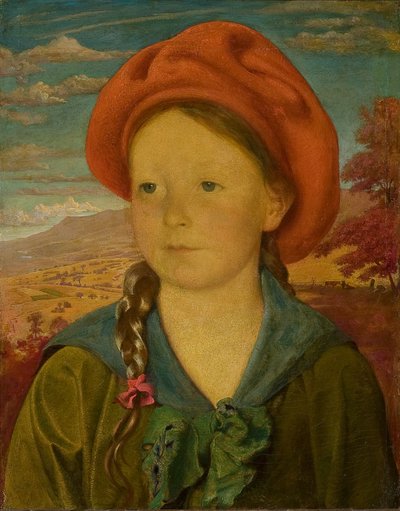 Porträt eines jungen Mädchens (Olivia Cauldwell) von George de Forest Brush or Brusch