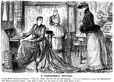 Ein verzeihlicher Fehler, 1889 von George du Maurier