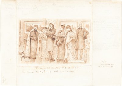 Hervorragende Amateure Nr. II: Der Kunstkritiker von George du Maurier