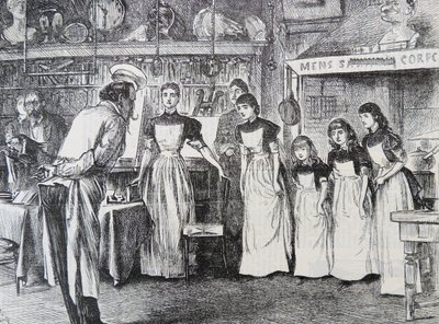 Das Klassenzimmer, wie es sein sollte von George du Maurier