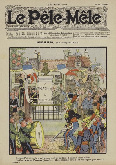 Einweihung. Illustration für Le Pele-Mele von Georges Antonin Henri Mory