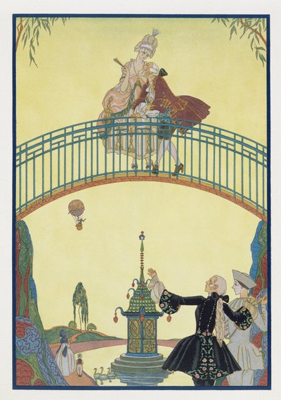 Liebe auf der Brücke, Illustration für 