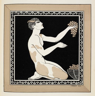 Nijinsky als Faun im Ballett L