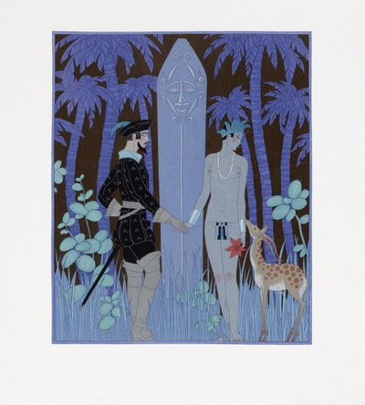Pocahontas, Prinzessin von Georges Barbier