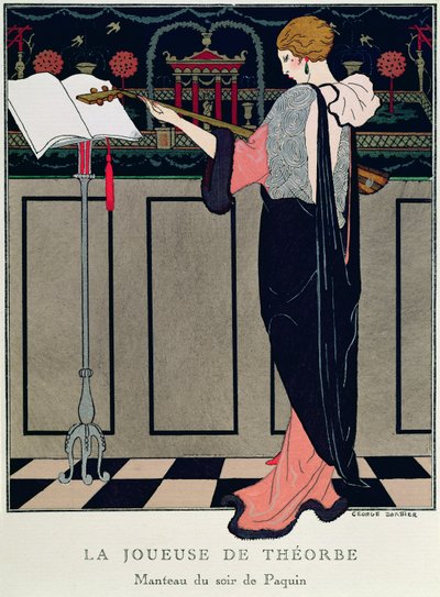 Sommerabendkleidung aus Art Gout Beaute von Georges Barbier