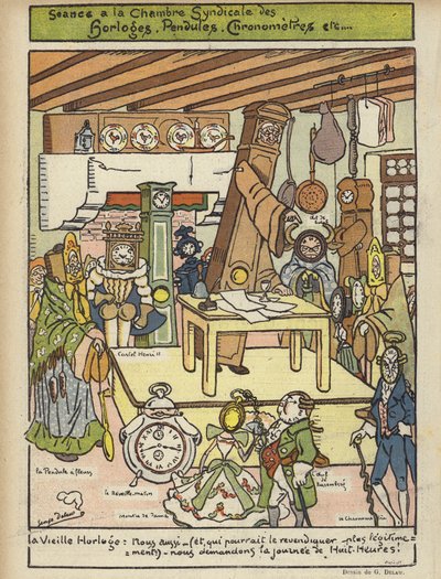 Illustration für Le Rire von Georges Delaw