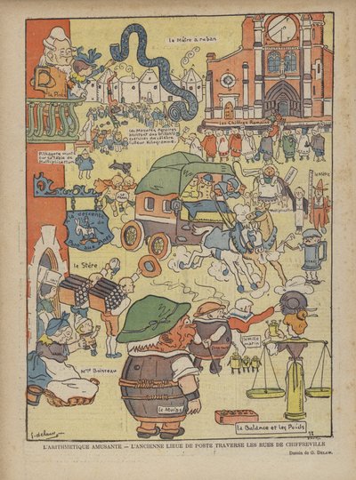 Illustration für Le Rire von Georges Delaw