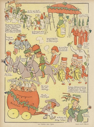 Illustration für Le Rire von Georges Delaw
