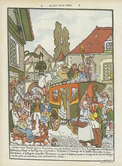 Illustration für Le Rire von Georges Delaw