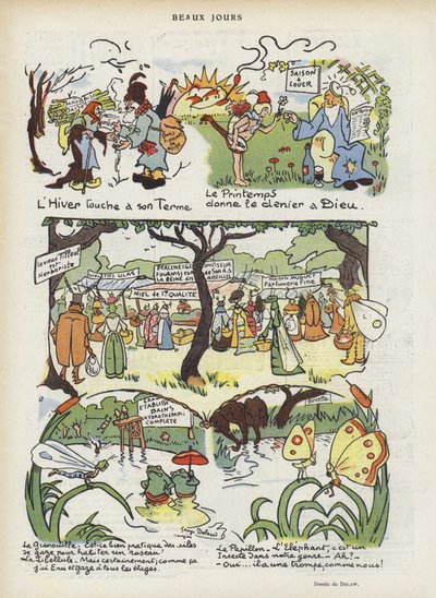 Illustration für Le Rire von Georges Delaw