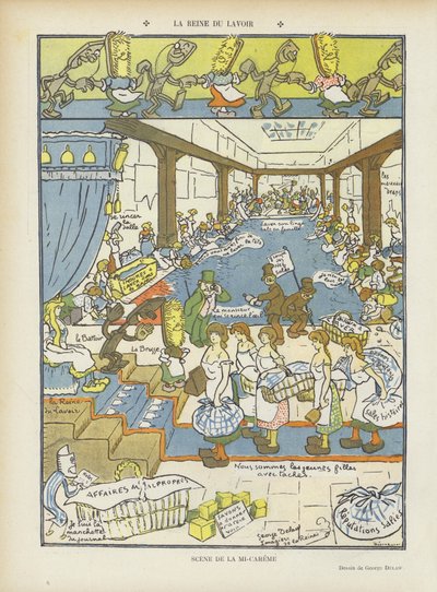 Illustration für Le Rire von Georges Delaw