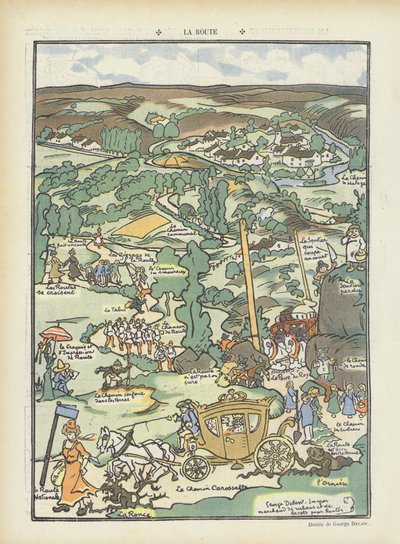 Illustration für Le Rire von Georges Delaw