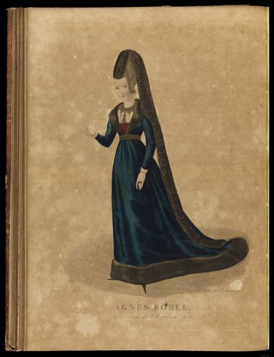 Agnès Sorel, spätes 18. Jahrhundert von Georges Jacques Gatine