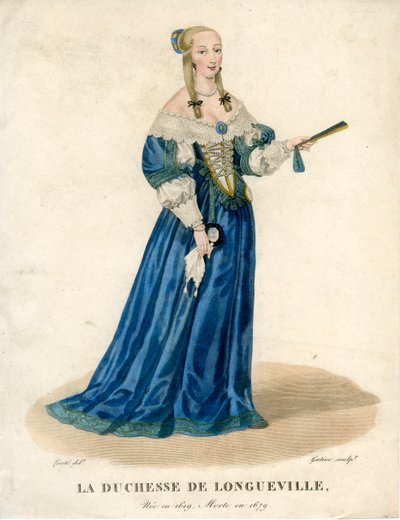 Anne Genevieve von Bourbon-Conde, Herzogin von Longueville, Anne de Bretagne, frühes 19. Jahrhundert von Georges Jacques Gatine