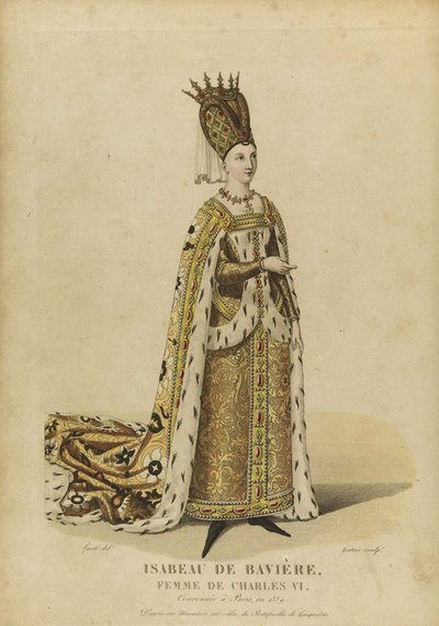 Isabeau von Bayern, Königin von Frankreich von Georges Jacques Gatine