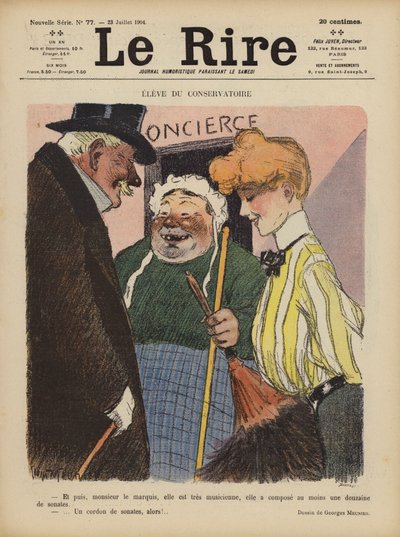 Illustration für Le Rire von Georges Meunier