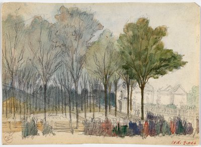 Terrasse du Luxembourg von Georges Michel