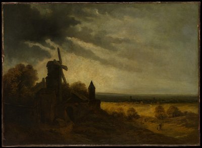 Die Mühle von Montmartre von Georges Michel