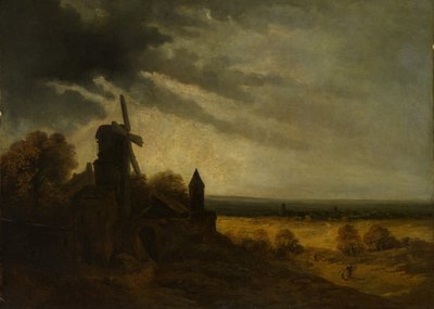Die Mühle von Montmartre von Georges Michel