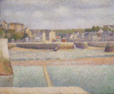 Port-en-Bessin: Der Außenhafen (Ebbe) von Georges Pierre Seurat