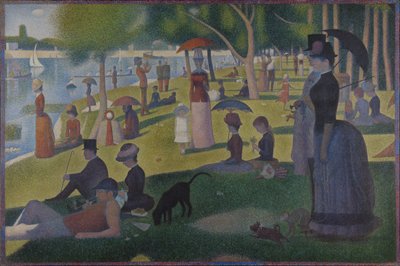 Ein Sonntag auf La Grande Jatte -- 1884 von Georges Seurat