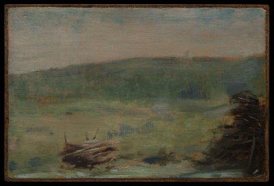 Landschaft bei Saint-Ouen von Georges Seurat