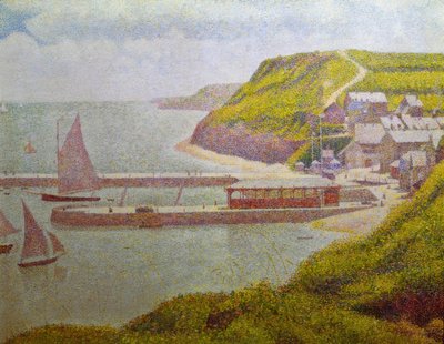 Porten-Bessin, Vorhafen, Hochwasser (Calvados) von Georges Seurat
