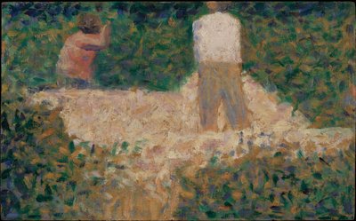 Zwei Steinschläger von Georges Seurat