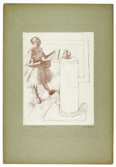 Tänzerin am Herd von Georges William Thornley