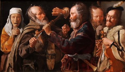 Die Schlägerei der Musiker von Georges de La Tour