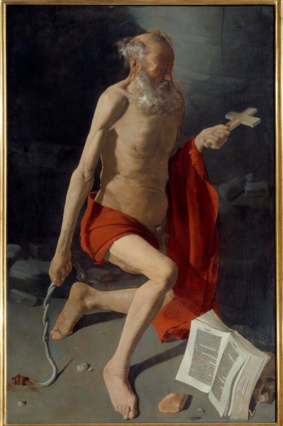 Heiliger Hieronymus von Georges de La Tour