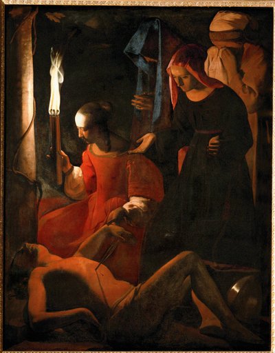 Der heilige Sebastian wird von der heiligen Irene gepflegt von Georges de La Tour