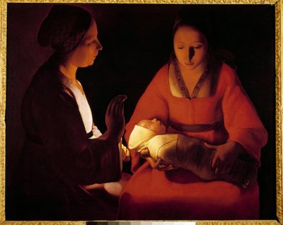 Das neugeborene Kind von Georges de La Tour