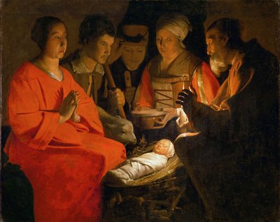 Die Anbetung der Hirten von Georges de La Tour